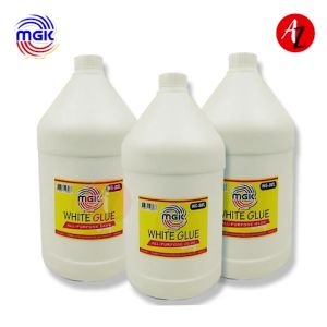 MGK M16012 White Glue All-Purpose Glue 1 Gallon 3.8L Multi-Purpose Adhesive for School Office Crafts and Projects