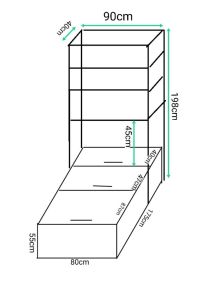 Storage bed frame with shelf customize singapore for helper room/customize/helperbed/maid/storagebed/singapore