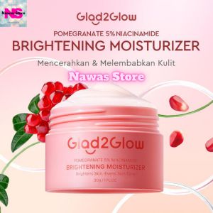 Glad2glow Pomegranate 5% Niacinamide Brightening Moisturizer Gel 30gr