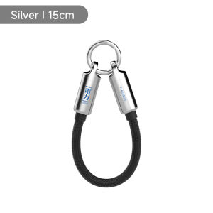 Hagibis | Hagibis Cell Phone Lanyard Type-C Cable Portable Keychain USB C to C Charging Cable Wrist Cord for iPhone 17 Pro Power Bank SSD