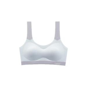 Miiow | Breathable Sports Shockproof Girls Bra Underwear Simple Style Nylon Material Fixed Strap One-Piece Design For Teenage Girls