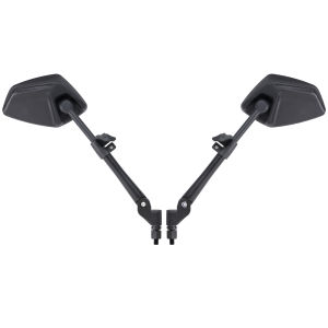 FENRIR Motorcycle Side Mirrors Indestructible Folding Anti-glare Curved Lenses Anti-vibration Adjustable for honda yamaha suzuki kawasaki aprilia bmw ducati triumph ktm Husqvarna Benelli CFMOTO Voge Royal Enfield QJMOTOR Enduro Adventure Tourer (801-0118)