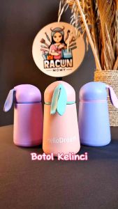 Botol Kelinci Hello Dream + Box Pabrik / Botol Anak Unik / Botol Bing / Botol Imut / Botol Lucu