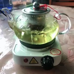 Bếp Điện Mini 500W Không Kén Nồi Bếp Điện Mini Pha Cafe Trà Nấu Nước Hơ Lá Trầu - BẢO HÀNH 1 ĐỔI 1