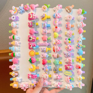 Kids Cartoon Small Hairclip Baby Cute Little Clip Girl Sweet Bangs Side Hairpin Baby Hair Accessories Female