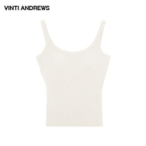 Cool U-Neck High Elasticity Padded Tank Top