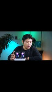 COD Lovskoo Speaker Desktop Subwoofer Stereo Wired 6W USB RGB Light - X2 / 2 speaker RGB audio sambung hp pc komputer laptop USB kecil aktif full bass unik kekinian / speaker kabel murah desain elegan unik mini suara keras / promo pengiriman cepat viral
