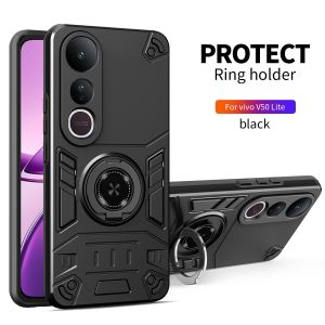 Applicable to VIVO V50lite mobile phone case Five Heroes Y39 rotating ring bracket V50 magnetic suction Y29 protective case h260709