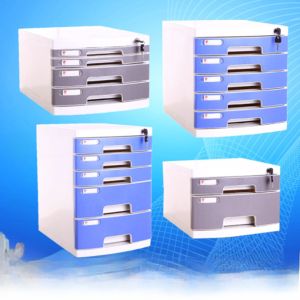 Thickened Desktop A4 Drawer Style File Storage Box Office Document Organizer Box Cabinet Plastic Rectangular Shape for Everyone