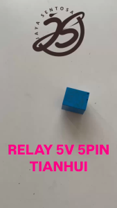 RELAY 5V 5PIN MURAH (1buah) 5V 5P 5VOLT 5 KAKI 15A 5 VOLT 5 KAKI 125VAC 10A 250VAC ups