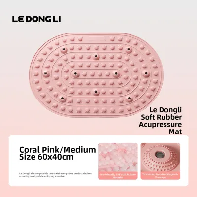 LEDONGLI | Ultra Slow Running Acupressure Mat Foot Massage Pad Silicone Material Fitness Room in Place Running Small Size Massage Foot Pad