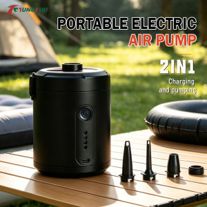 Wireless Electric Air Pump Rechargeable Type-C Inflator Deflator For Air Mattress Tent Swim Ring Home Outdoor Inflatable Tool