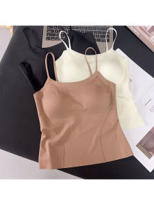 เสื้อชั้นในไร้โครงเซ็กซี่แบบมีแผ่นรองสำหรับผู้หญิง เสื้อชั้นในป้องกันแสงผิวหนังแบบใหม่สำหรับฤดูร้อนและฤดูใบไม้ผลิ