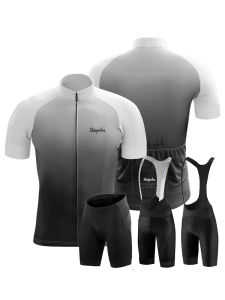 Mens Summer Short Sleeve Cycling Clothing Comfortable Breathable Road Racing Suit Milk Silk Bike Riding Outfit Professional Gear