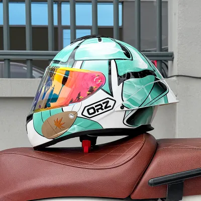 ORZ | Four Seasons Certified Full Face Motorcycle Helmet Bluetooth Slot