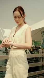 Mirage Jam Tangan Wanita Rantai Silver Casual Terlaris Tipis Stainless Steel Anti Air Garansi 1 Tahun 8819 L