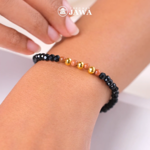 Gelang Tali Emas Kristal Hazelya Kadar 10 Karat Toko Mas Jawa