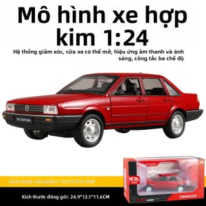 Xe Ô Tô Mô Hình Giả Lập Phong Cách Cổ Điển 1:24