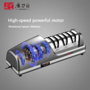 Taidea | Three-Speed Electric Tool Sharpener Precise 15° Sharpening Easy Blade Replacement Features Sharpening and Polishing