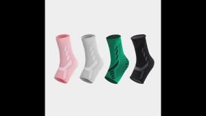 1PC Elastic Compression Nylon Knitting Ankle Brace Protector Football Basketball Ankle Support Sleeve Injury Recovery Joint Pain