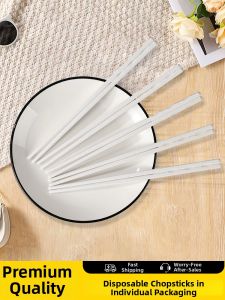 TAFUMAN | Disposable Heat-resistant Rice Husk Chopsticks 1pack