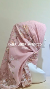 Elzatta KAILA LEESA MOROCCO Segiempat Motif Bahan Pollycotton Terdapat Plat Emas Elzatta Size 120X120cm hijab gampang dibentuk adem nyaman