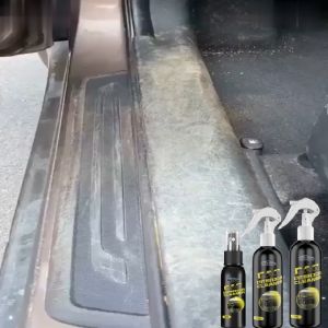 Rayhong Retreading Agent สําหรับภายในรถ 120ml อะไหล่ที่นั่งหนัง Liquid Polish คืนสเปรย์ทําความสะอาดสําหรับรถยนต์อุปกรณ์เสริม