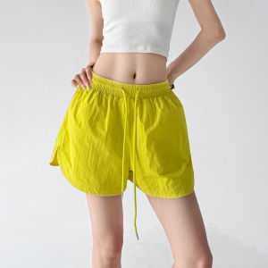 MUYUZI | High Waist Drawstring A-line Shorts Female