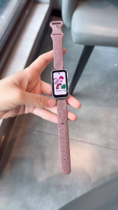 Silicone Strap for Huawei Band 11/Huawei 11pro sunflower relief Strap Huawei 10 9 8cute summer candy soft band