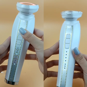 Hot & Cold Pulse Facial Beauty Device – (Clean/EMS/Pulse/Cool) 7 Color LED Adjustable Intensity Type-C Rechargeable