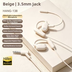 HANG | Wired Headset with Microphone for PC Laptop Ear-Hook Design