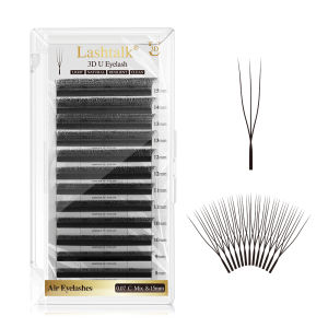 Lashtalk U Shape 3D 4D 5D U Eyelash Extensions Mix8-15mm C/D Bloom Premade Fans Volume Natural Mink False Lashes From Nagaraku