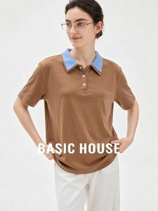 Basic House | Ladies Summer Polo Neck Short Sleeve T-shirt