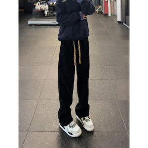 Thermal Fleece Thick Straight Mens Sweatpants