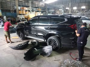 กรุล้อ ชนิดกิ๊บล็อค ไม่เจาะรถยนต์ มิตซูบิชิ ปาเจโร่ สปอร์ต 2019-2020-2021-2022