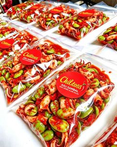 Sambal Cumi Pete Ala Resto - Sambal mercon pedas nikmat dengan potongan cumi dan pete