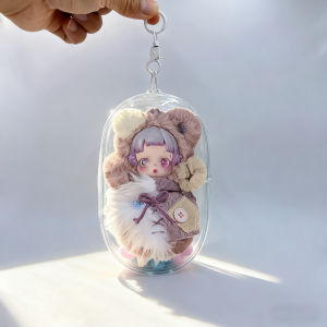 Skullpanda Sleepless Theatre Forgotten Bear Ratty Bear Dustproof Protective Cover Compatible with Bubble Monster PVC Material