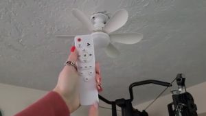 Ceiling Fan with Light Quiet Ceiling Fan With LED Light With Remote Control 6 Blades 30W/40W