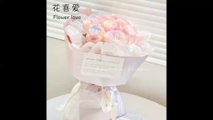 Flower Wrapping Gradient Color Kertas Buket Bunga ECER 6174