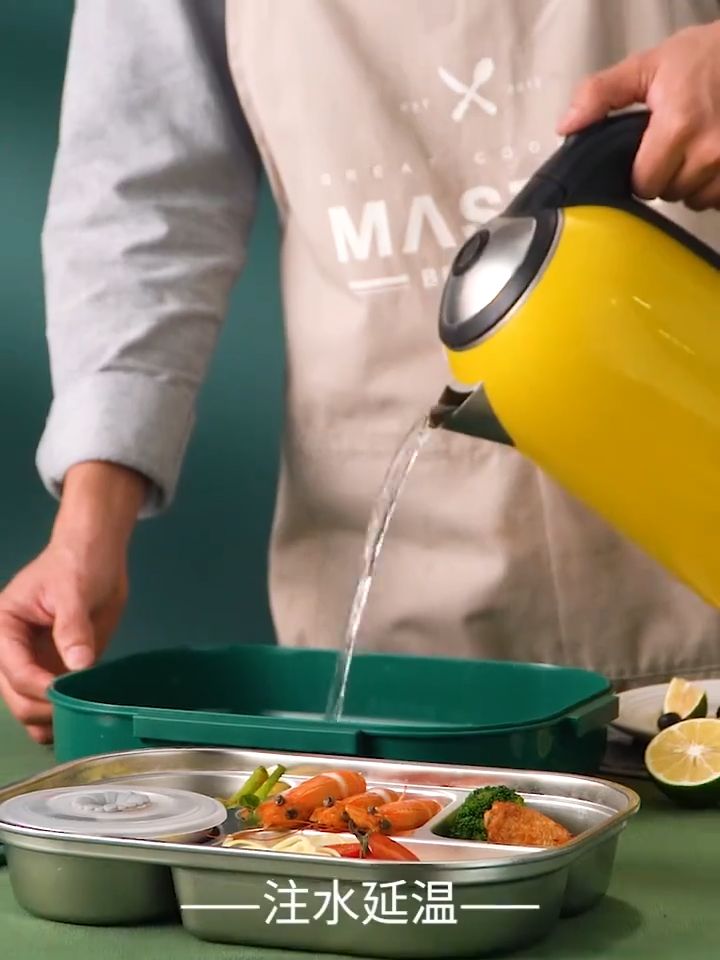 【Delivery Within 2 Days】Stainless Steel Bento Lunch Box Double-layer Lunch Box With Dinnerware Set Leakproof Multi-Compartment Sealed Food Container Microwave Oven Lunch Box For Adult Kids