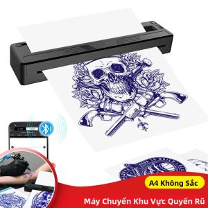 Máy In Chuyển Nhiệt Hình Xăm Di Động A4 Với Giấy Hình Xăm HD Máy In Ảnh Máy Sao Chụp - Máy In Phun