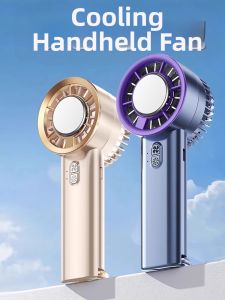 Mini Handheld Turbo Fan Semicondutor Cooling Portable Personal Air Conditioner New Model Long Battery Life Compact Size