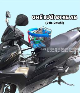 Ghế Lưới đi xe Airblade(AB). Dành cho bé từ 7 tháng đến 2 tuổi