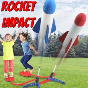Kids Air Stomp Rocket Foot Pump Launcher Toys Sport Game Jump Stomp Outdoor Child Play Set Jump Sport Games Toys For Children