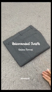 PROMO HOT!! 100 DAPAT 3 CELANA BAHAN PRIA SLIMFIT KANTOR FORMAL DASAR KAIN UKURAN KECIL SAMPAI JUMBO