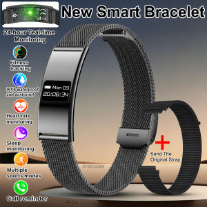 2026 New Fitness Tracker Smart Bracelet Men Women IPX8 Waterproof Heart Rate Sleep Outdoor Sport Pedometer GPS Track Smartwatch