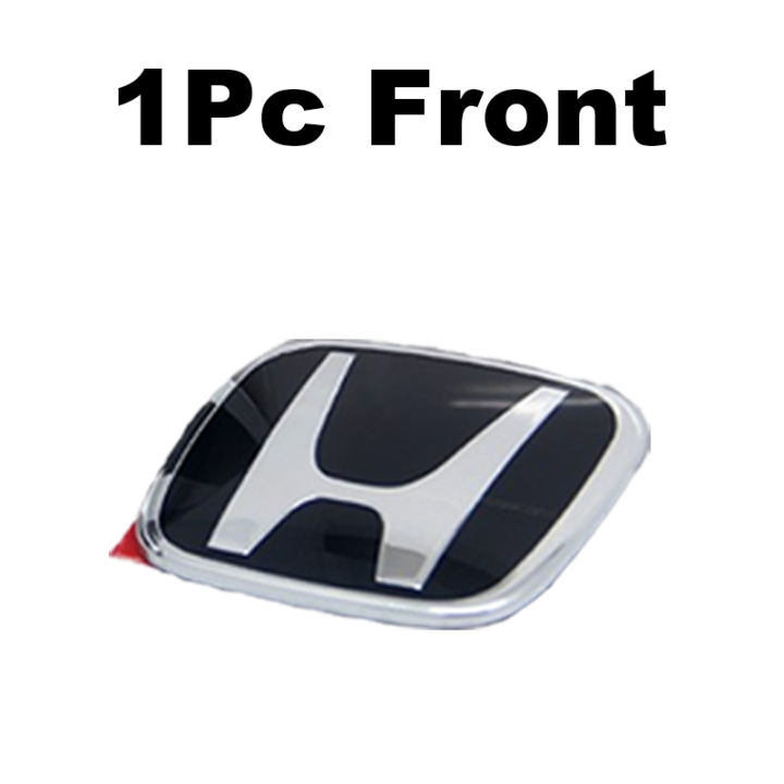 For Honda CRV CR-V 2007-2011 G3 Gen 3 Acrylic Honda Black 3D Emblem Front Rear Steering Wheel Logo Frame Panel Cover Trim Badge Styling Accessories