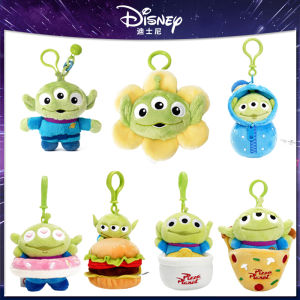 Disney | Disney Toy Story Alien Cute Kawaii Three Eyes Boy Plush Pendant School Bag Backpack Pendant Keychain Plush Toy Birthday Gift