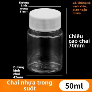 DUOCAIHANI | Chai Nhựa Trong Suốt Đa Năng