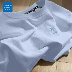 Áo Thun Cotton Tay Ngắn Dáng Rộng Cho Nữ Mùa Hè 2024 Áo Thun Tay Lửng in Họa Tiết Hoạt Hình Phong Cách Đường Phố Jeanswest